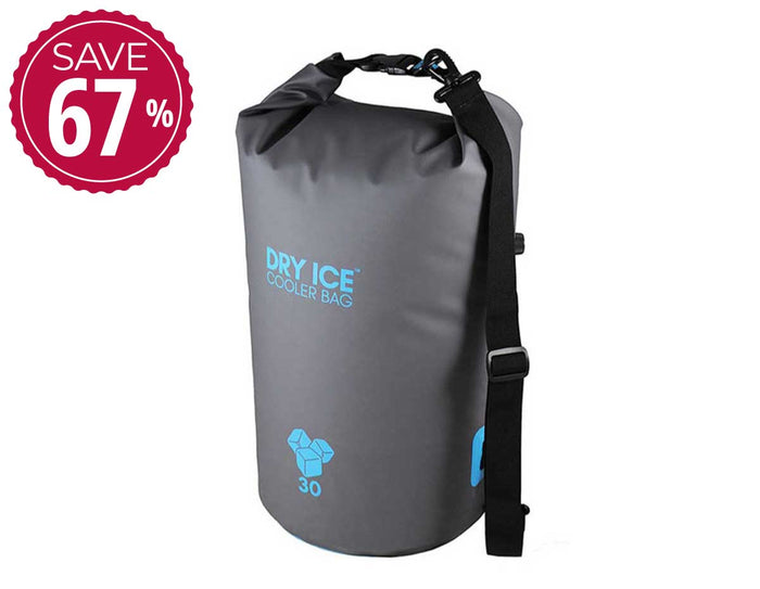 D002 Dry Ice Cooler Bag Grey